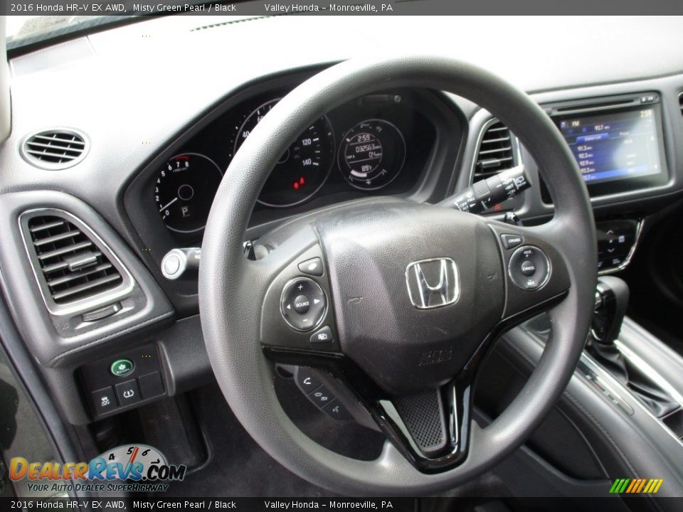 2016 Honda HR-V EX AWD Misty Green Pearl / Black Photo #13