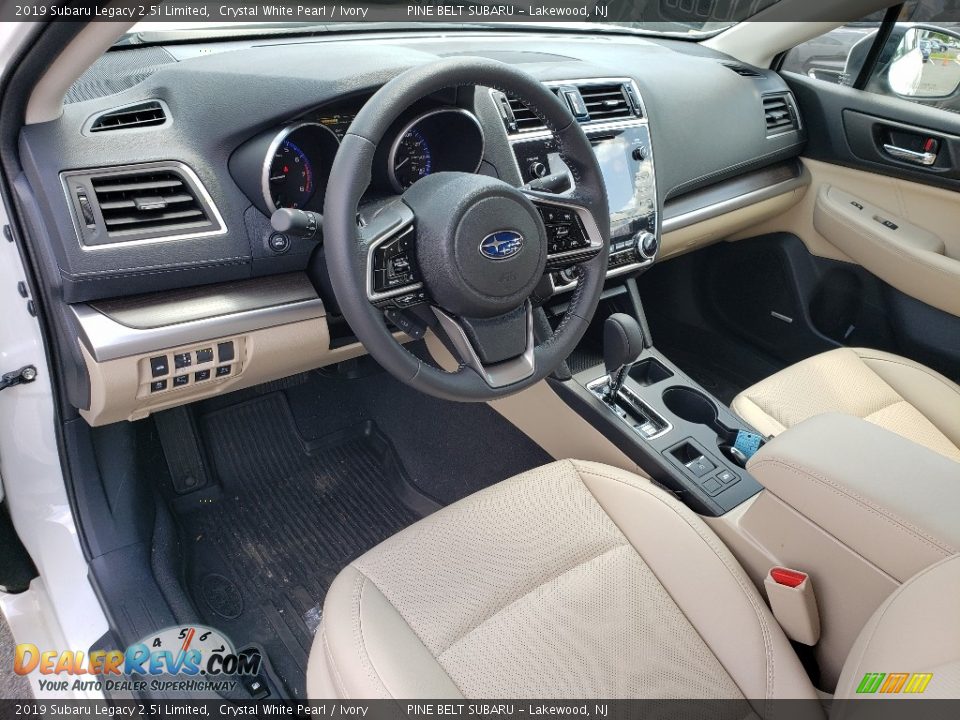 2019 Subaru Legacy 2.5i Limited Crystal White Pearl / Ivory Photo #7