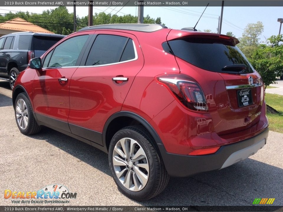 2019 Buick Encore Preferred AWD Winterberry Red Metallic / Ebony Photo #5