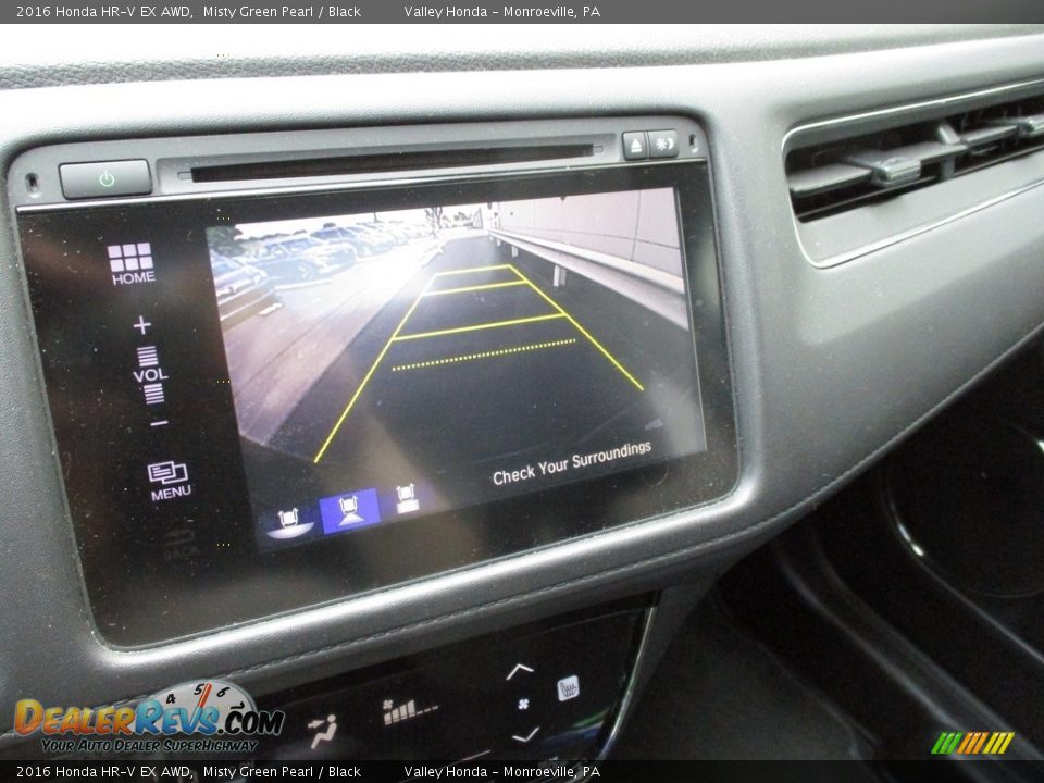 2016 Honda HR-V EX AWD Misty Green Pearl / Black Photo #16