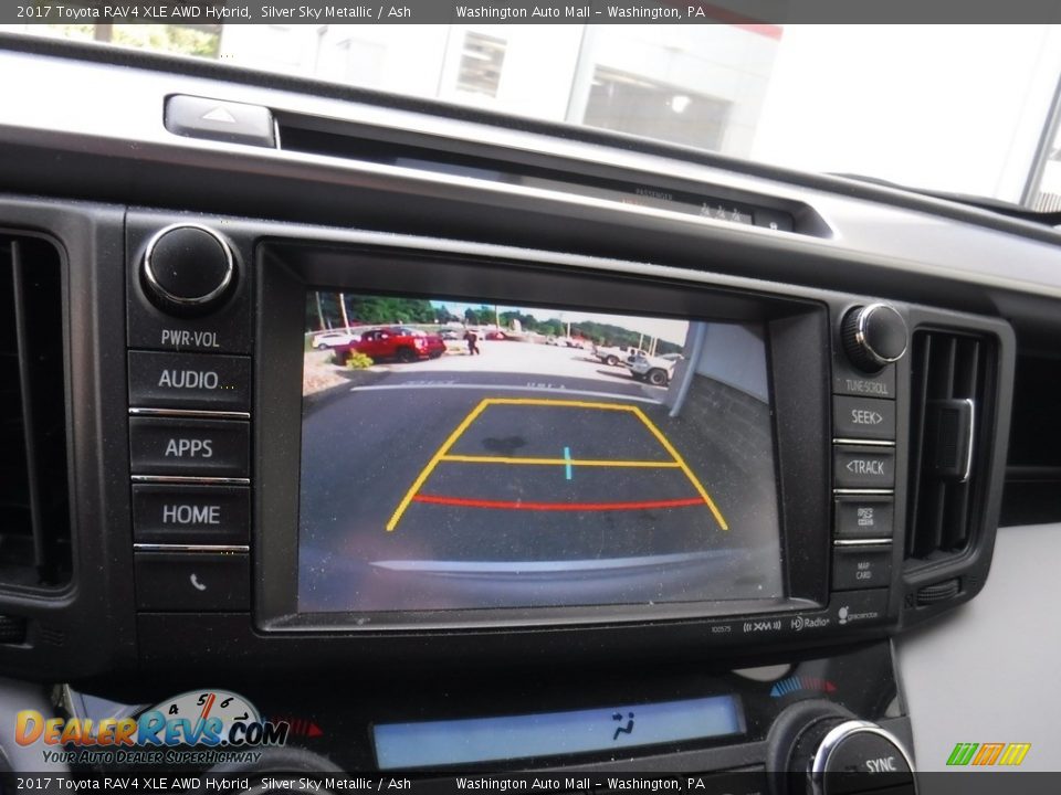 2017 Toyota RAV4 XLE AWD Hybrid Silver Sky Metallic / Ash Photo #18
