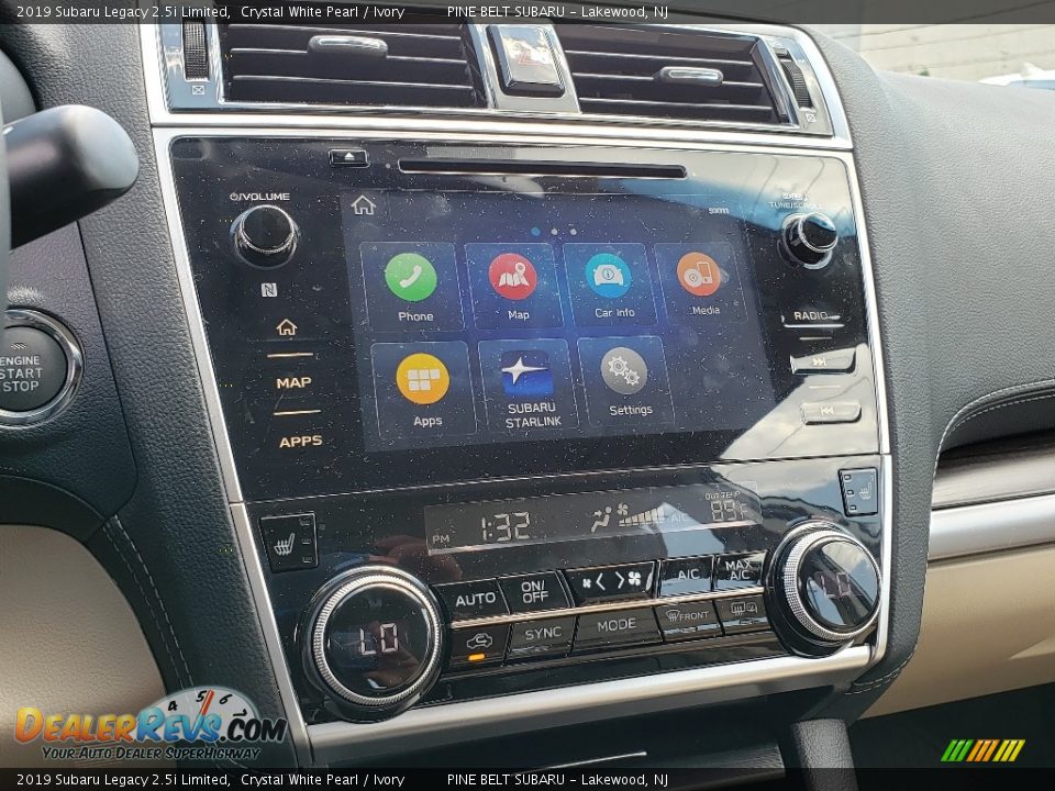 2019 Subaru Legacy 2.5i Limited Crystal White Pearl / Ivory Photo #9