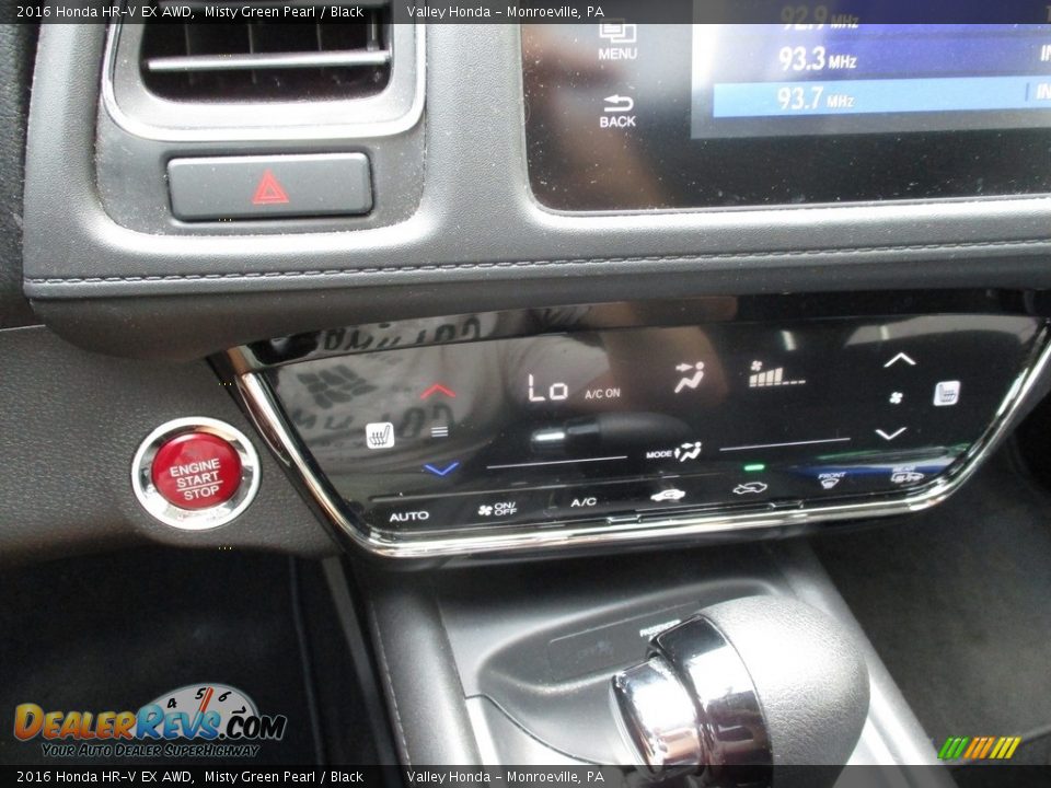2016 Honda HR-V EX AWD Misty Green Pearl / Black Photo #17