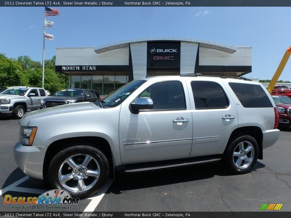 2011 Chevrolet Tahoe LTZ 4x4 Sheer Silver Metallic / Ebony Photo #1