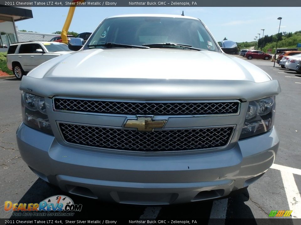 2011 Chevrolet Tahoe LTZ 4x4 Sheer Silver Metallic / Ebony Photo #3