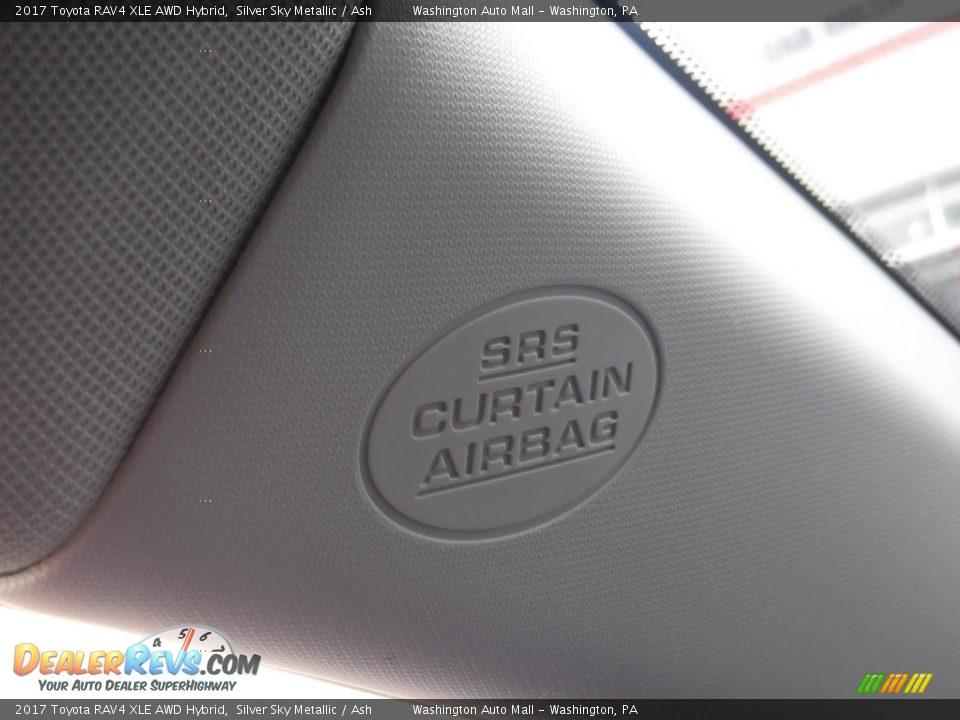 2017 Toyota RAV4 XLE AWD Hybrid Silver Sky Metallic / Ash Photo #23