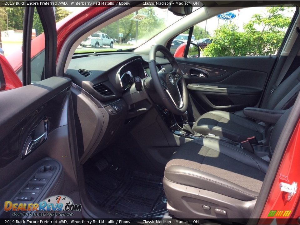 2019 Buick Encore Preferred AWD Winterberry Red Metallic / Ebony Photo #9