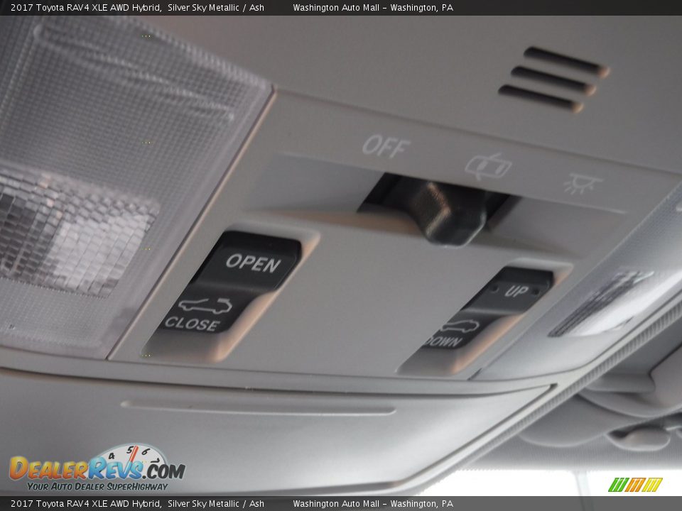 2017 Toyota RAV4 XLE AWD Hybrid Silver Sky Metallic / Ash Photo #24