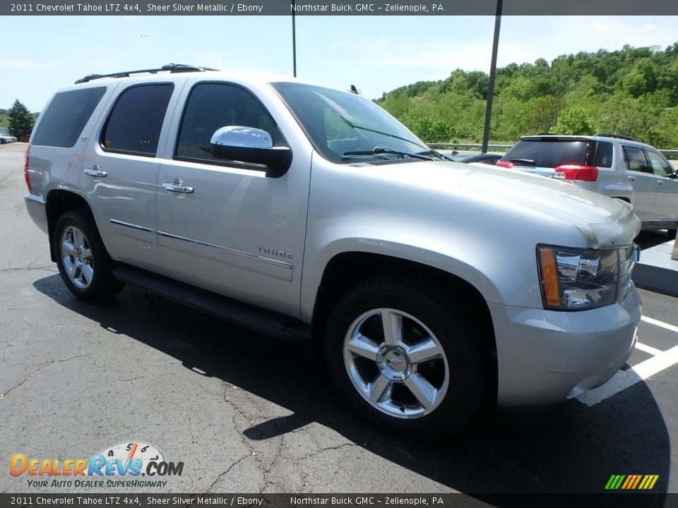 2011 Chevrolet Tahoe LTZ 4x4 Sheer Silver Metallic / Ebony Photo #4