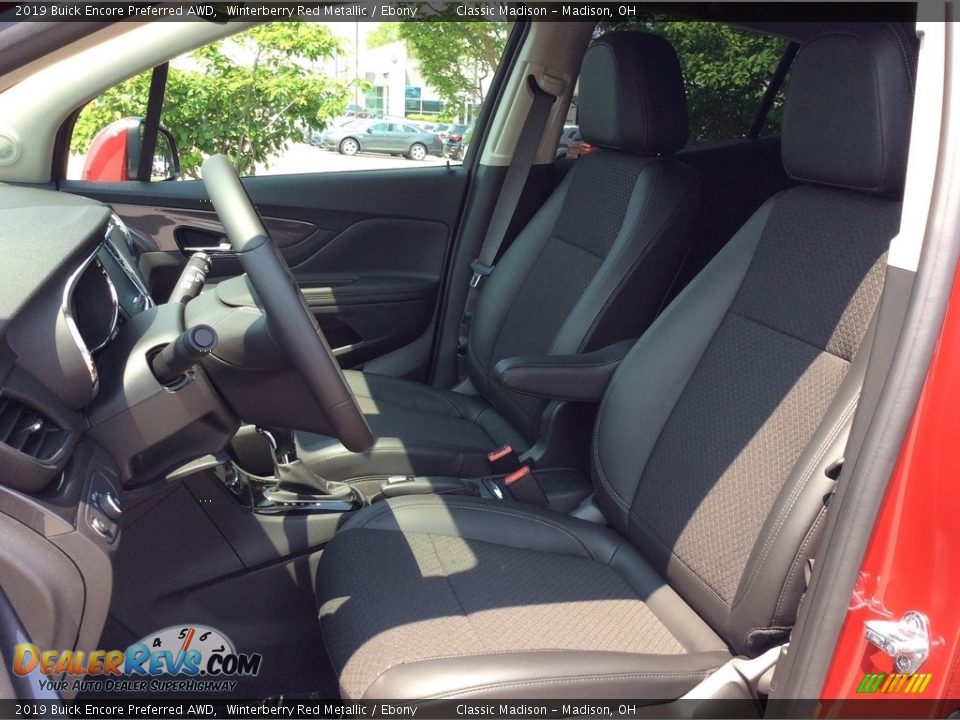 2019 Buick Encore Preferred AWD Winterberry Red Metallic / Ebony Photo #10