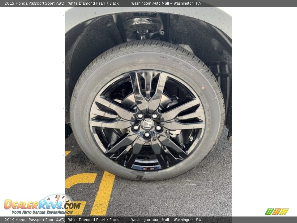2019 Honda Passport Sport AWD White Diamond Pearl / Black Photo #29