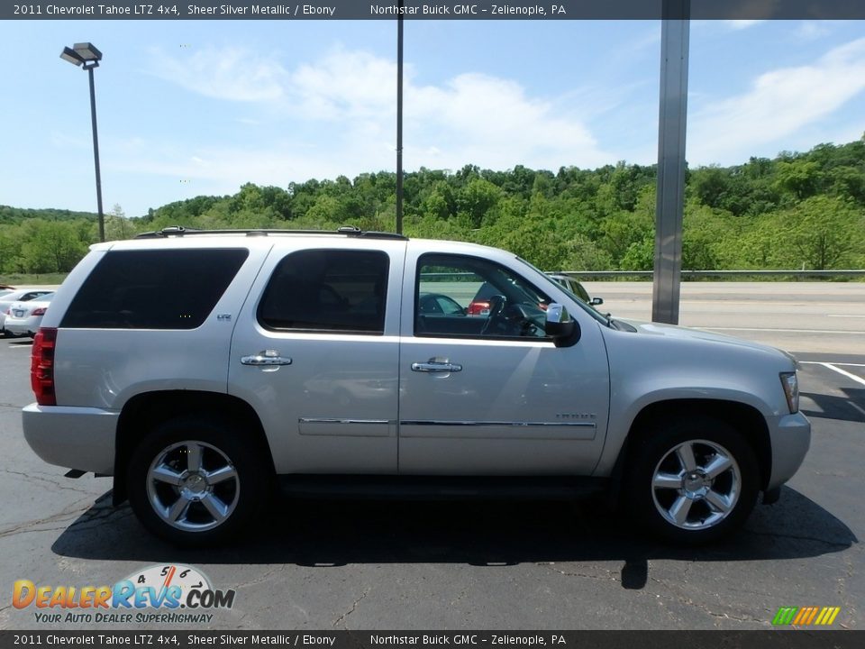 2011 Chevrolet Tahoe LTZ 4x4 Sheer Silver Metallic / Ebony Photo #5