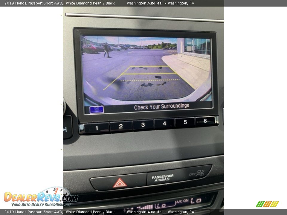2019 Honda Passport Sport AWD White Diamond Pearl / Black Photo #32
