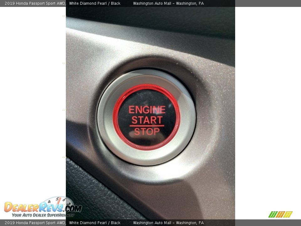 2019 Honda Passport Sport AWD White Diamond Pearl / Black Photo #35