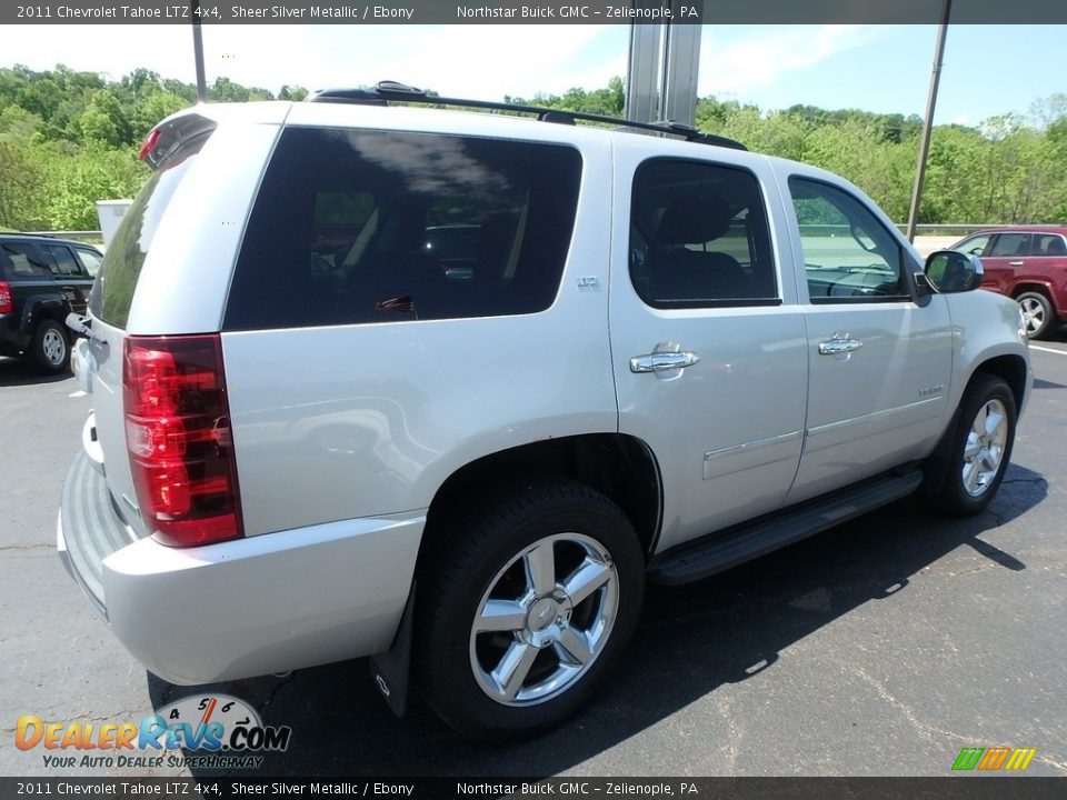 2011 Chevrolet Tahoe LTZ 4x4 Sheer Silver Metallic / Ebony Photo #8