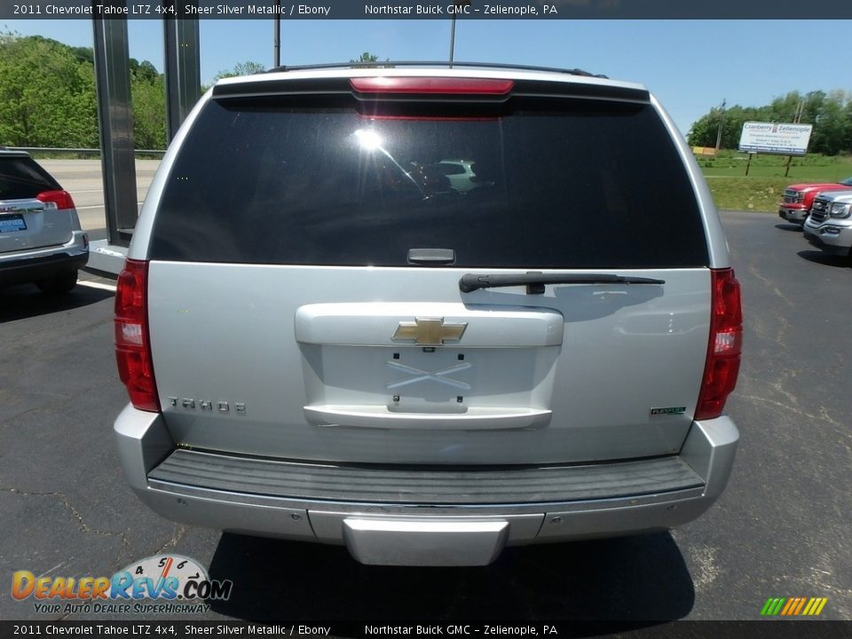 2011 Chevrolet Tahoe LTZ 4x4 Sheer Silver Metallic / Ebony Photo #10