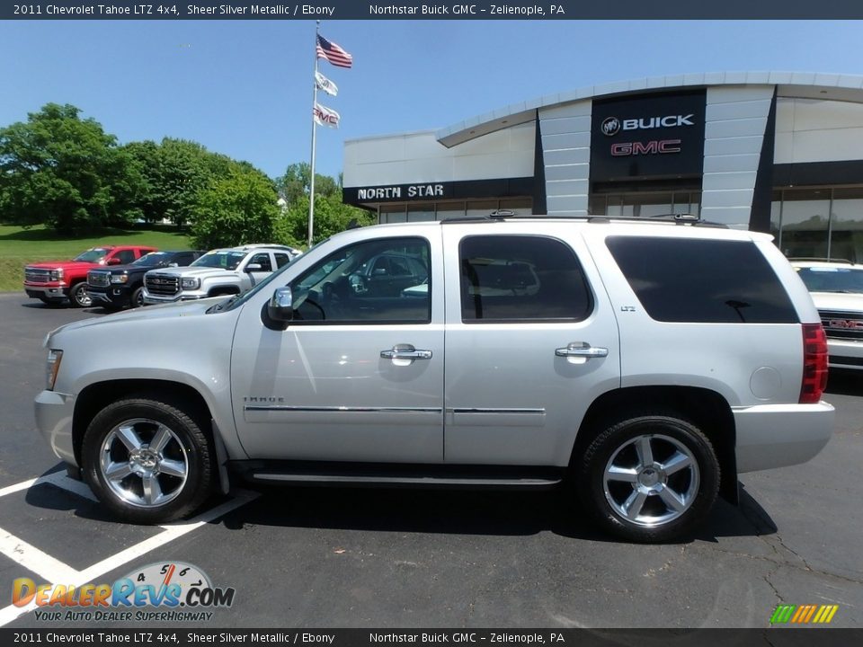 2011 Chevrolet Tahoe LTZ 4x4 Sheer Silver Metallic / Ebony Photo #12