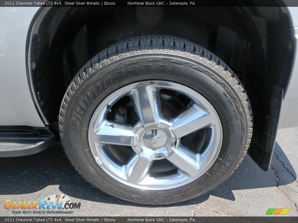 2011 Chevrolet Tahoe LTZ 4x4 Sheer Silver Metallic / Ebony Photo #13