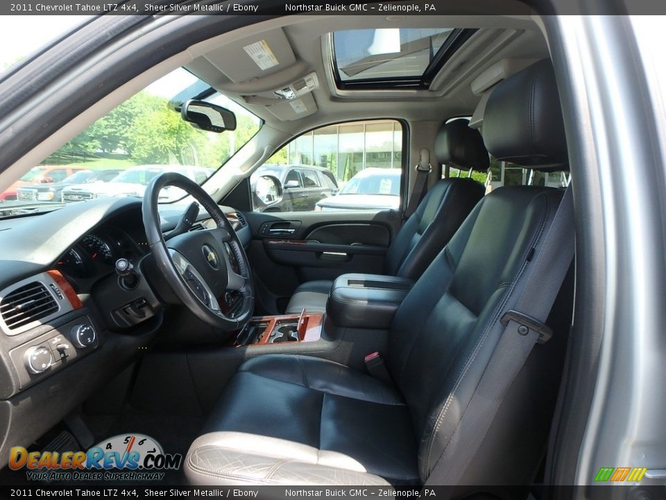 2011 Chevrolet Tahoe LTZ 4x4 Sheer Silver Metallic / Ebony Photo #14