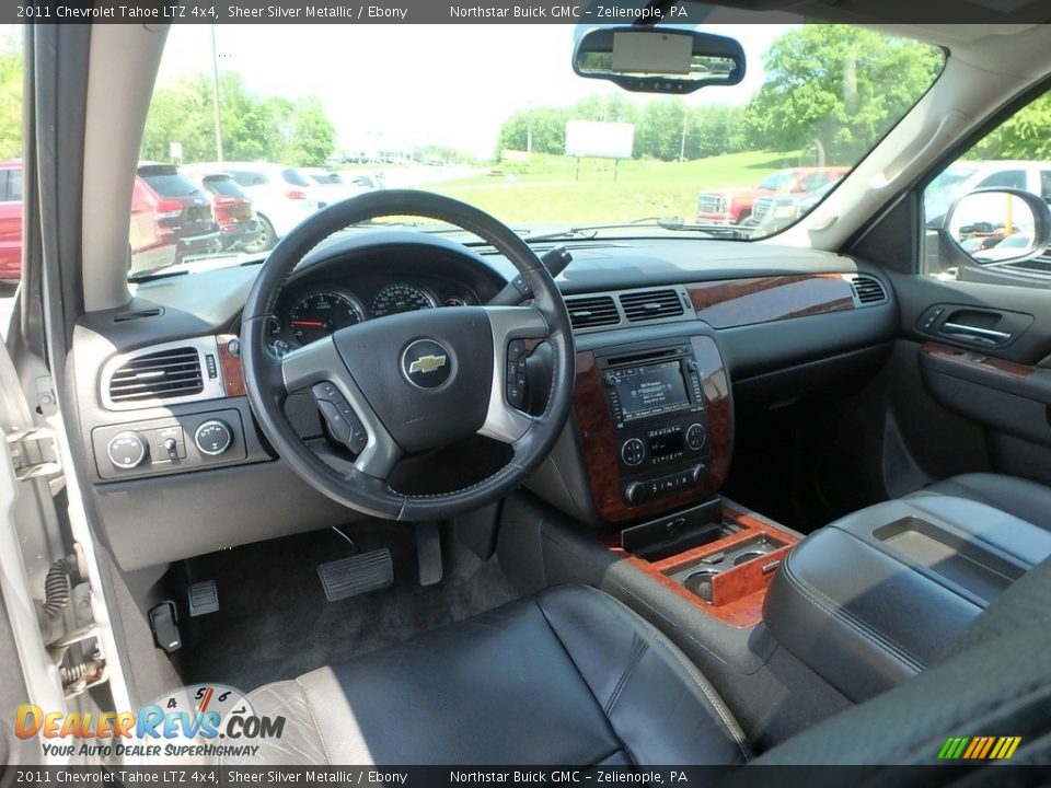 2011 Chevrolet Tahoe LTZ 4x4 Sheer Silver Metallic / Ebony Photo #18
