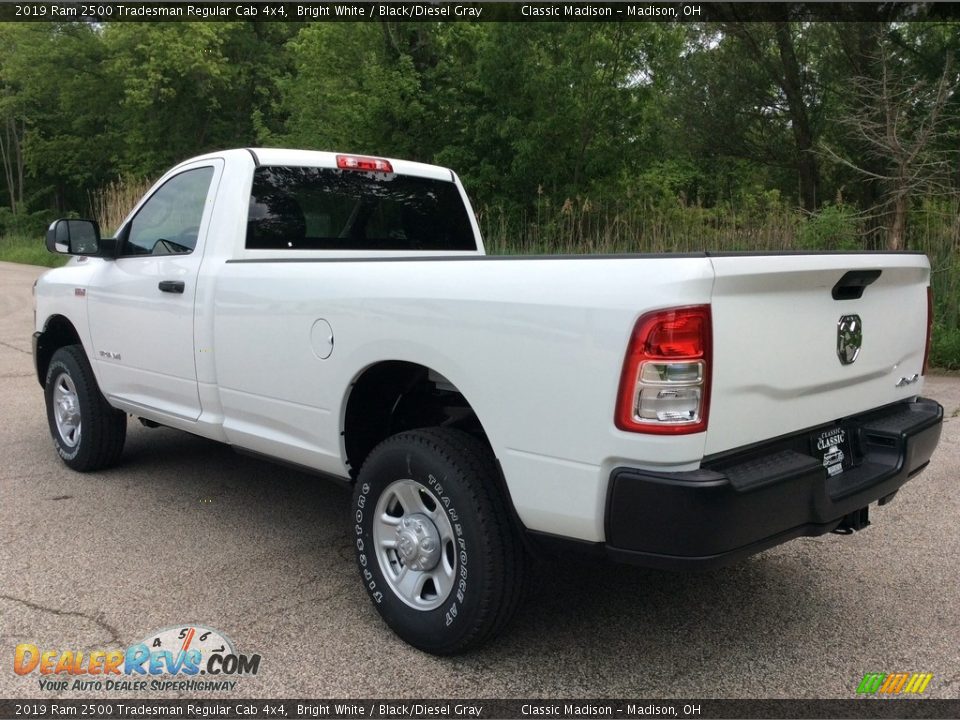 2019 Ram 2500 Tradesman Regular Cab 4x4 Bright White / Black/Diesel Gray Photo #4
