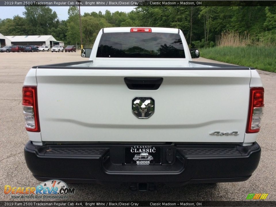 2019 Ram 2500 Tradesman Regular Cab 4x4 Bright White / Black/Diesel Gray Photo #5