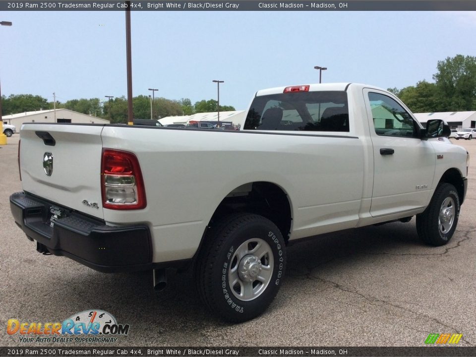 2019 Ram 2500 Tradesman Regular Cab 4x4 Bright White / Black/Diesel Gray Photo #6
