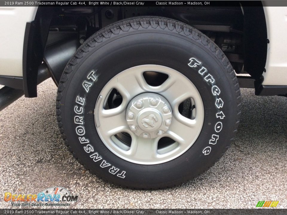 2019 Ram 2500 Tradesman Regular Cab 4x4 Bright White / Black/Diesel Gray Photo #7