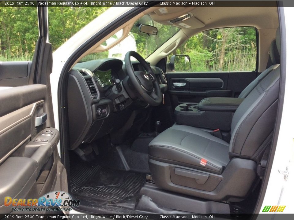 2019 Ram 2500 Tradesman Regular Cab 4x4 Bright White / Black/Diesel Gray Photo #9