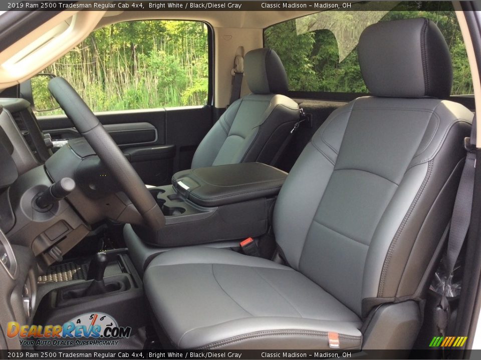 2019 Ram 2500 Tradesman Regular Cab 4x4 Bright White / Black/Diesel Gray Photo #10