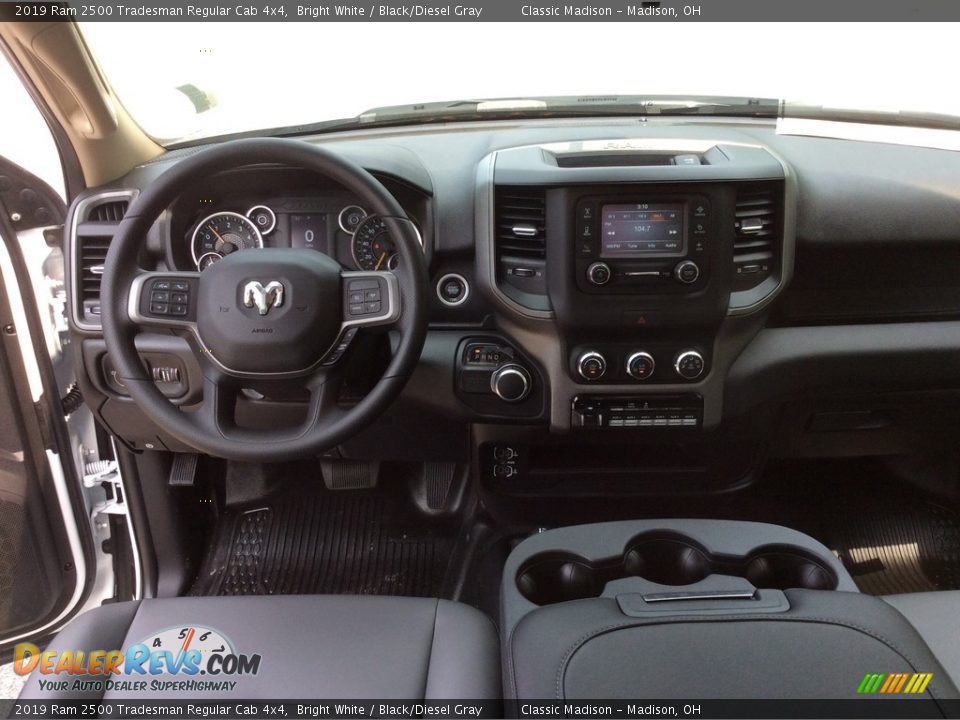 2019 Ram 2500 Tradesman Regular Cab 4x4 Bright White / Black/Diesel Gray Photo #12