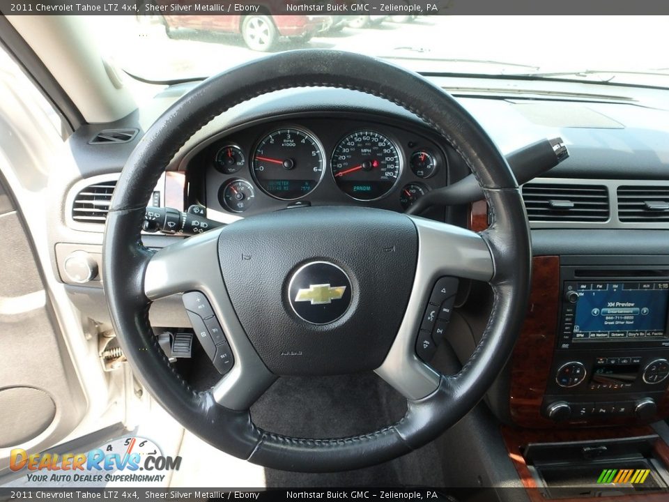 2011 Chevrolet Tahoe LTZ 4x4 Sheer Silver Metallic / Ebony Photo #26