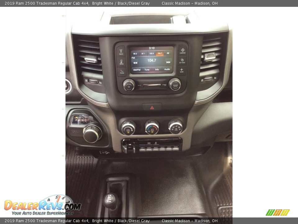 2019 Ram 2500 Tradesman Regular Cab 4x4 Bright White / Black/Diesel Gray Photo #13