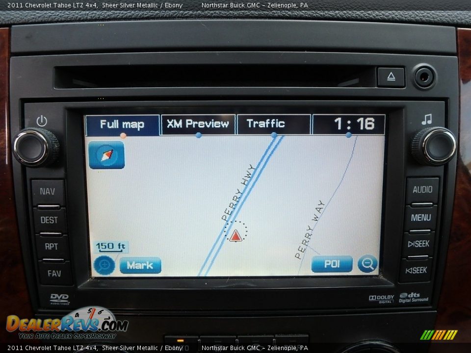 2011 Chevrolet Tahoe LTZ 4x4 Sheer Silver Metallic / Ebony Photo #28