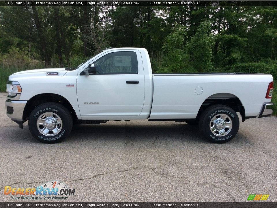 Bright White 2019 Ram 2500 Tradesman Regular Cab 4x4 Photo #3