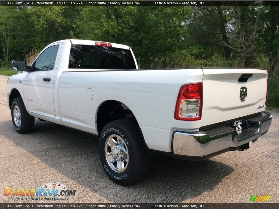 2019 Ram 2500 Tradesman Regular Cab 4x4 Bright White / Black/Diesel Gray Photo #4