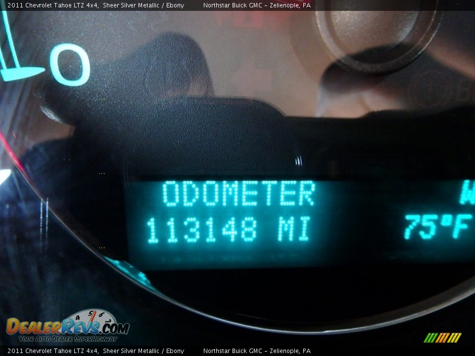2011 Chevrolet Tahoe LTZ 4x4 Sheer Silver Metallic / Ebony Photo #30