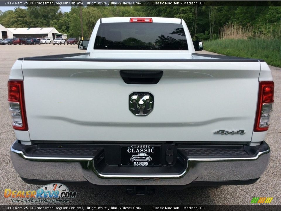 2019 Ram 2500 Tradesman Regular Cab 4x4 Bright White / Black/Diesel Gray Photo #5