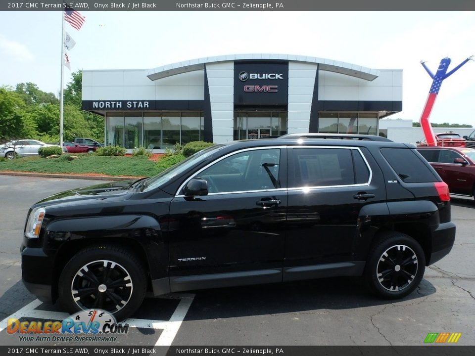2017 GMC Terrain SLE AWD Onyx Black / Jet Black Photo #1
