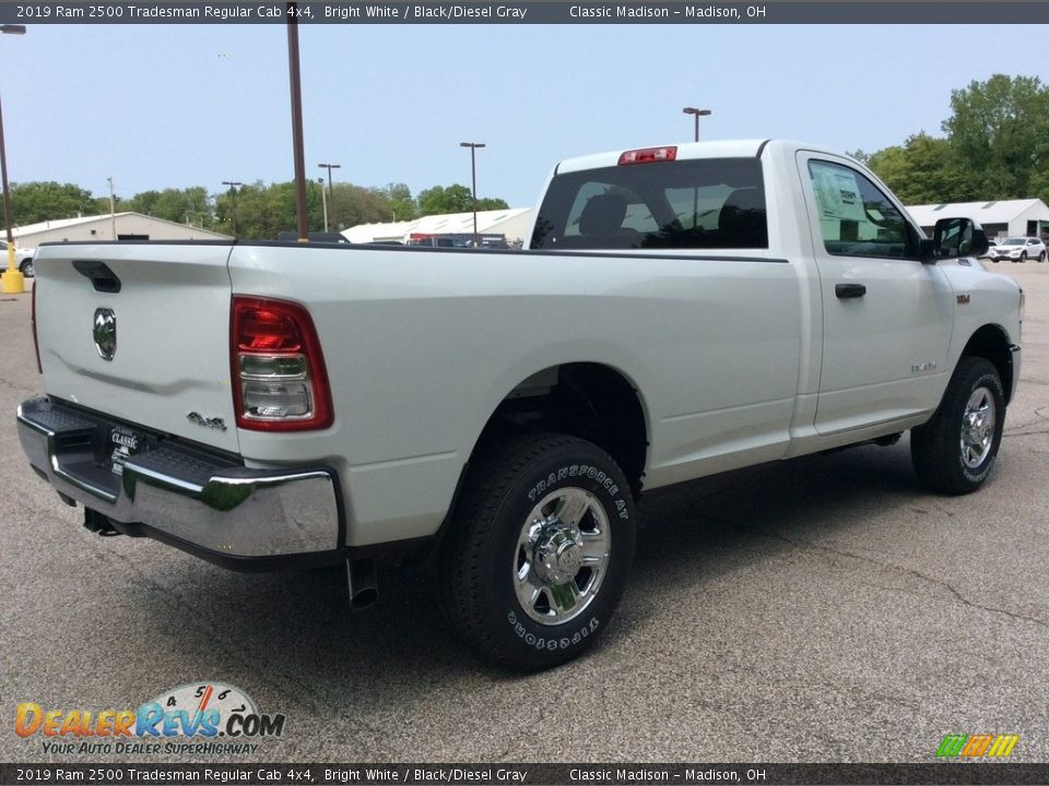 2019 Ram 2500 Tradesman Regular Cab 4x4 Bright White / Black/Diesel Gray Photo #6