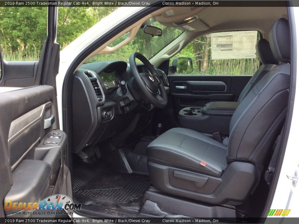 Front Seat of 2019 Ram 2500 Tradesman Regular Cab 4x4 Photo #9