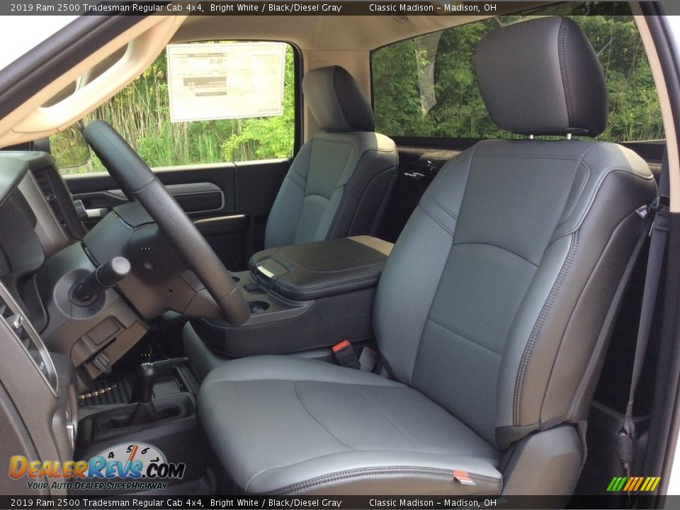 Front Seat of 2019 Ram 2500 Tradesman Regular Cab 4x4 Photo #10