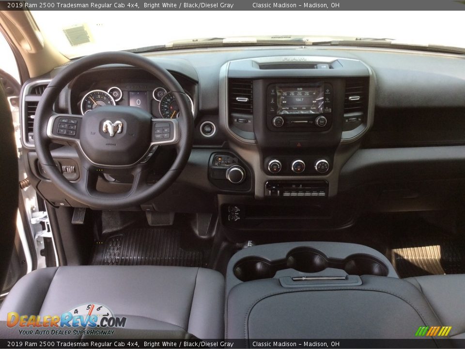 Dashboard of 2019 Ram 2500 Tradesman Regular Cab 4x4 Photo #11