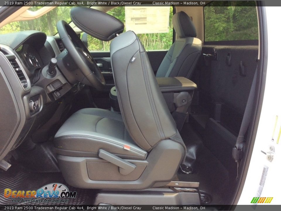 Front Seat of 2019 Ram 2500 Tradesman Regular Cab 4x4 Photo #12