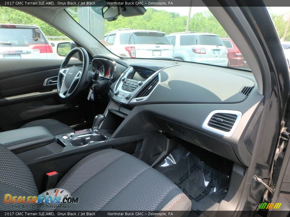 2017 GMC Terrain SLE AWD Onyx Black / Jet Black Photo #6