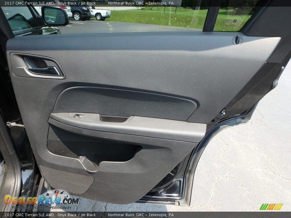 2017 GMC Terrain SLE AWD Onyx Black / Jet Black Photo #8