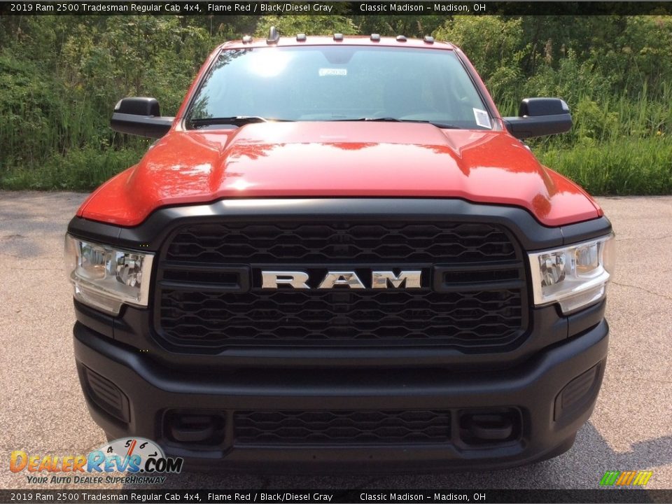 2019 Ram 2500 Tradesman Regular Cab 4x4 Flame Red / Black/Diesel Gray Photo #2