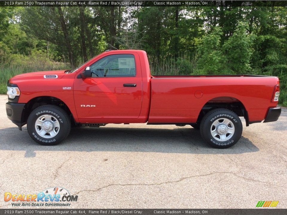 Flame Red 2019 Ram 2500 Tradesman Regular Cab 4x4 Photo #3