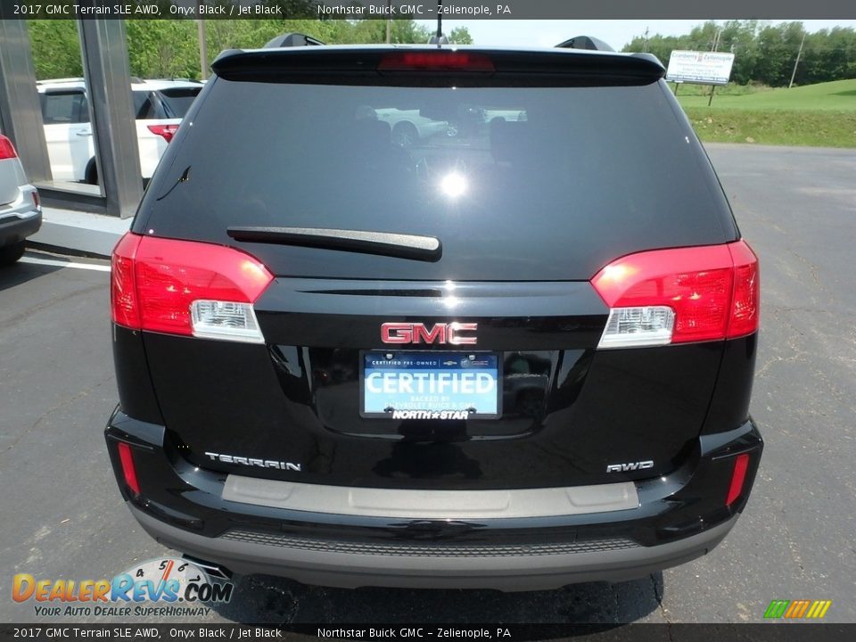 2017 GMC Terrain SLE AWD Onyx Black / Jet Black Photo #10