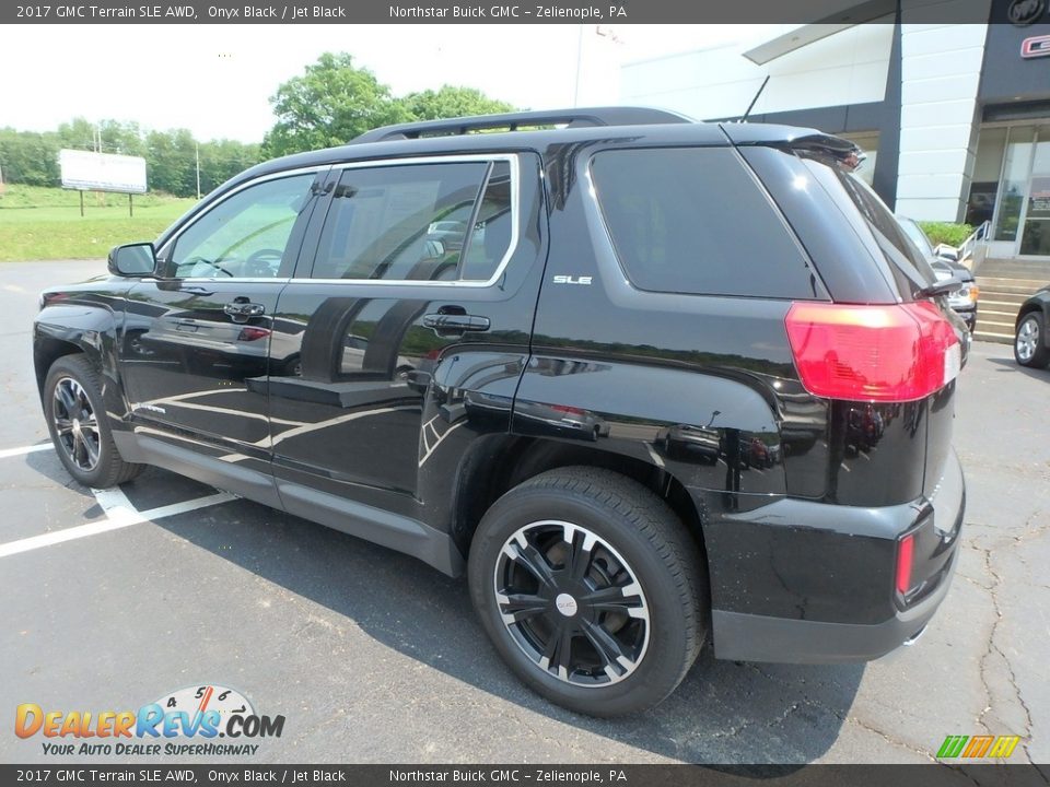 2017 GMC Terrain SLE AWD Onyx Black / Jet Black Photo #12
